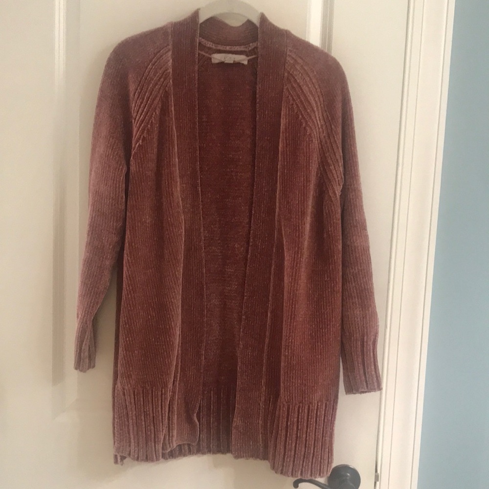 Loft Chenille Cardigan